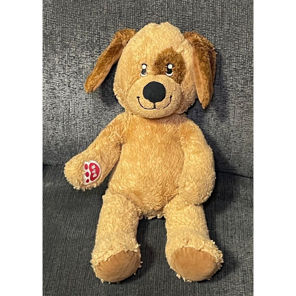 Build-A-Bear Workshop Brown Puppy Dog Plush 16" BAB Stuffed Animal